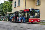 20.07.2024: OBK Wagen 38 als Sommerbim-Ersatzverkehr richtung Graz Rosseggerhaus in Mariatrost