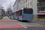 Mercedes-Benz Citaro 2. Generation von Dr. Richard (Bus 1387, P-475EG) als Stadtbus St. Pölten Linie 7 in St. Pölten, Dr. Karl Renner-Promenade. Aufgenommen 14.3.2024.