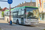 Iveco-Irisbus Crossway von Dr. Richard (Bus 4432, W-3998LO) als Linie 613 in St. Valentin Bhf. Aufgenommen 6.6.2024.