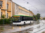 Baden. Ein MAN Lion's City von Dr. Richard ist hier am 13.09.2024 bei der Haltestelle  Baden Viadukt  zu sehen.