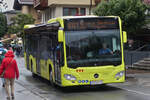 SZ 419 TG, Mercedes Benz Citaro, der Zillertalbahn, auf der Linie 8327 unterwegs, gesehen in den Straen von Mayrhofen. 19.08.2024