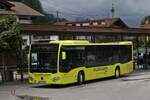 SZ 654 KA, Mercedes Benz Citaro, der Zillertalbahn steht am Bahnhof in Mayrhofen. 19.08.2024