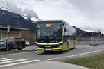 MAN Lion's Intercity von Schlechter (KB-707DZ) kommt als Linie 4060 von der Hst. Ellmau Dorf/Bauhof. Aufgenommen 28.3.2024.