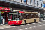 20.07.2024: OBK Wagen 38 als Sommerbim-Ersatzverkehr richtung Graz Mraiatrost in der Station Rosseggerhaus