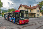 20.07.2024: OBK Wagen 38 als Sommerbim-Ersatzverkehr richtung Graz Rosseggerhaus in Mariatrost