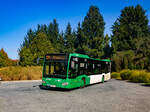 Graz. Wagen 118 der Graz Linien ist hier am 22.09.2024 als Linie 65A in Don Bosco zu sehen.