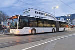 Mercedes-Benz Citaro Facelift der Innsbrucker Verkehrsbetriebe (Bus 849) als Messeshuttle an der Hst. Innsbruck Sillpark. Aufgenommen 15.3.2024.