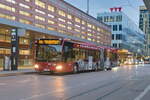 Mercedes-Benz Citaro 2. Generation der Innsbrucker Verkehrsbetriebe (Bus 438) als Messeshuttle am Hbf. Innsbruck. Aufgenommen 15.3.2024.