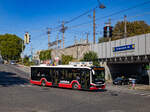 Wien. Wagen 510 von Zuklinbus ist hier am 06.08.2024, als Linie 58B kurz vor der Endhaltestelle Atzgersdorf zu sehen.