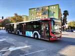 MAN Lion's City 19C, Vectalia Mia, Wagen 841, unterwegs in der Avenida Aguilera als Linie 3 in Alicante am 21.10.2024