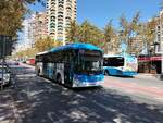 Irizar i3, Avanza Benidorm, Wagen 0946, Baujahr 2016, unterwegs in der Avenida de Europa als Linie 04 in Benidorm am 20.08.2024