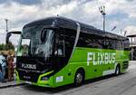 MAN Lion's Coach von Flixbus in Budapest, in August, 