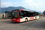 ARL Nr. 8 (Mercedes Citaro C2 O530 Hybrid) am 4.8.2024 beim Bhf. Lugano