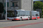 MAN Lions City 39 von Aare Seeland Mobil, auf der Linie 5, fährt am 12.08.2024 zur Haltestelle beim Bahnhof Solothurn.