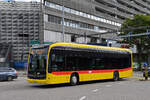 Mercedes eCitaro 1021, auf der Linie 47, fährt am 30.09.2024 zur Haltestelle St. Jakob. Aufnahme Basel.