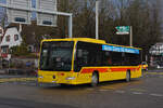 Mercedes Citaro 62 der BLT, auf der Linie 37, fährt am 06.01.2025 zur Haltestelle St. Jakob. Aufnahme Basel.