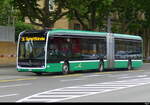 BVB - Mercedes e Citaro Nr.7130  BS 99132 unterwegs auf der Linie 36 in Basel am 2024.06.09