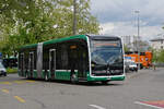 Mercedes eCitaro 7126, auf der Linie 36, fährt am 15.04.2024 zur Haltestelle Kannenfeldplatz.