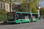 Mercedes Citaro 7011, auf der Linie 48, fährt am 19.10.2022 zur Haltestelle Schützenhaus. Aufnahme Basel.