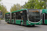 Mercedes Citaro 7053, auf der Linie 50, fährt am 08.04.2024 zur Endstation am Bahnhof SBB.