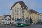 Mercedes Citaro 7003, auf der Linie 34, überquert am 16.12.2023 die Mittlere Rheinbrücke.