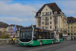 Mercedes Citaro 7015, auf der Linie 34, überquert am 04.11.2024 die Mittlere Rheinbrücke. Aufnahme Basel.
