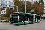 Mercedes eCitaro 7110, auf der Linie 36, fährt am 05.10.2024 zur Haltestelle St. Jakob. Aufnahme Basel.