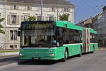 MAN Bus 776, auf der Linie 31, bedient am 09.09.2008 die Haltestelle am Wettsteinplatz. Aufnahme Basel.