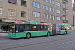 MAN Bus 758, auf der Linie 36, bedient am 21.09.2008 die Haltestelle Universitätsspital. Aufnahme Basel.