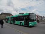 MAN Bus mit der Betriebsnummer 778 auf der Linie 34 auf der Mittleren Rheinbrcke in Basel.
