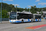 Mercedes Citaro 227, auf der Linie 502, überquert am 13.06.2024 die Bahnhofbrücke in Olten.