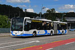 Mercedes Citaro 216, auf der Linie 501, überquert am 13.06.2024 die Bahnhofbrücke in Olten.