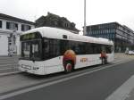 BSU - Volvo 7700 Hibryd  Nr.83  SO  148783 unterwegs auf der Linie 2 vor dem Bahnhof in Solothurn am 25.01.2014