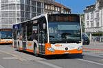 Mercedes Citaro 95, auf der Linie 6, fährt am 12.08.2024 zur Haltestelle beim Bahnhof Solothurn.