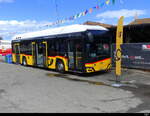 Postauto - Solaris Urbino  AG  430923 auf dem Festareal der OeBB anlässlich der 125 Jahr Feier der OeBB in Balsthal am 2024.06.15