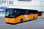 Postauto/Regie Davos GR 106 554/PAG-ID: 5170 (Iveco Irisbus Crossway 12) am 19.7.2024 beim Bhf. Davos-Platz