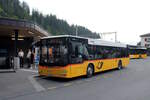 Postauto/Regie Prättigau GR 168 856/PAG-ID: 10763 (MAN A21 Lion's City) am 19.7.2024 beim Bhf.