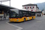 Postauto/Regie Prättigau GR 168 850/PAG-ID: 11688 (Mercedes Citaro C2 O530 Hybrid) am 19.7.2024 beim Bhf.