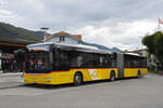 MAN Lions City der Post, auf der Linie 94, wartet am 14.09.2024 beim Bahnhof Balsthal.