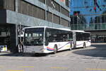 Postauto/Regie Frick, ex PU Twerenbold Nr. 23/AG 419 620/PAG-ID: 5541 (Mercedes Citaro Facelift O530G) am 5.8.2024 beim Bhf. Aarau. Bei Twerenbold wurde dieser Citaro durch einen MAN ersetzt und wurde an die Regie Frick abgegeben um die nötige Anzahl der Kilometer zu erreichen.