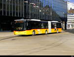 Postauto - MAN Lion`s City TG 52209 unterwegs vor dem Bhf. St. Gallen am 2025.01.12