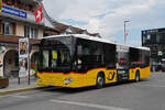 Mercedes Citaro der Post, auf der Linie 103, wartet am 02.09.2024 an der Haltestelle beim Bahnhof Interlaken Ost.