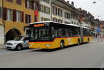 Postauto - Mercedes Citaro  BE  175180 unterwegs in Nidau am 18.02.2025