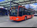 RBS - Mercedes Citaro  Nr.5216  BE  800216 unterwegs vor dem Bhf.