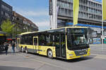 MAN Lions City 605 fährt als Dienstfahrt, anschliessend auf der Linie 31, zur Haltestelle beim Bahnhof Thun.