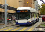 tpg - Hess Trolleybus Nr.763 unterwegs auf der Linie 6 in der Stadt Genf am 2024.11.03