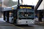 Eurobus Bassersdorf, Mercedes-Benz Citaro C2 (Nr. 93/ZH 661194, 2013) am 10. April 2015 in Zürich Flughafen.