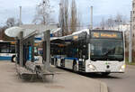 Citaro 60 des Subunternehmers Eurobus in Zürich Seebach am 29.12.2022.