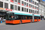 Hess Trolleybus 52, auf der Linie 1, bedient am 09.09.2022 die Haltestelle beim Guisanplatz.