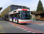 VBL - Hess Trolleybus Nr.410 unterwegs auf der Linie 1 in Kriens am 2024.10.21